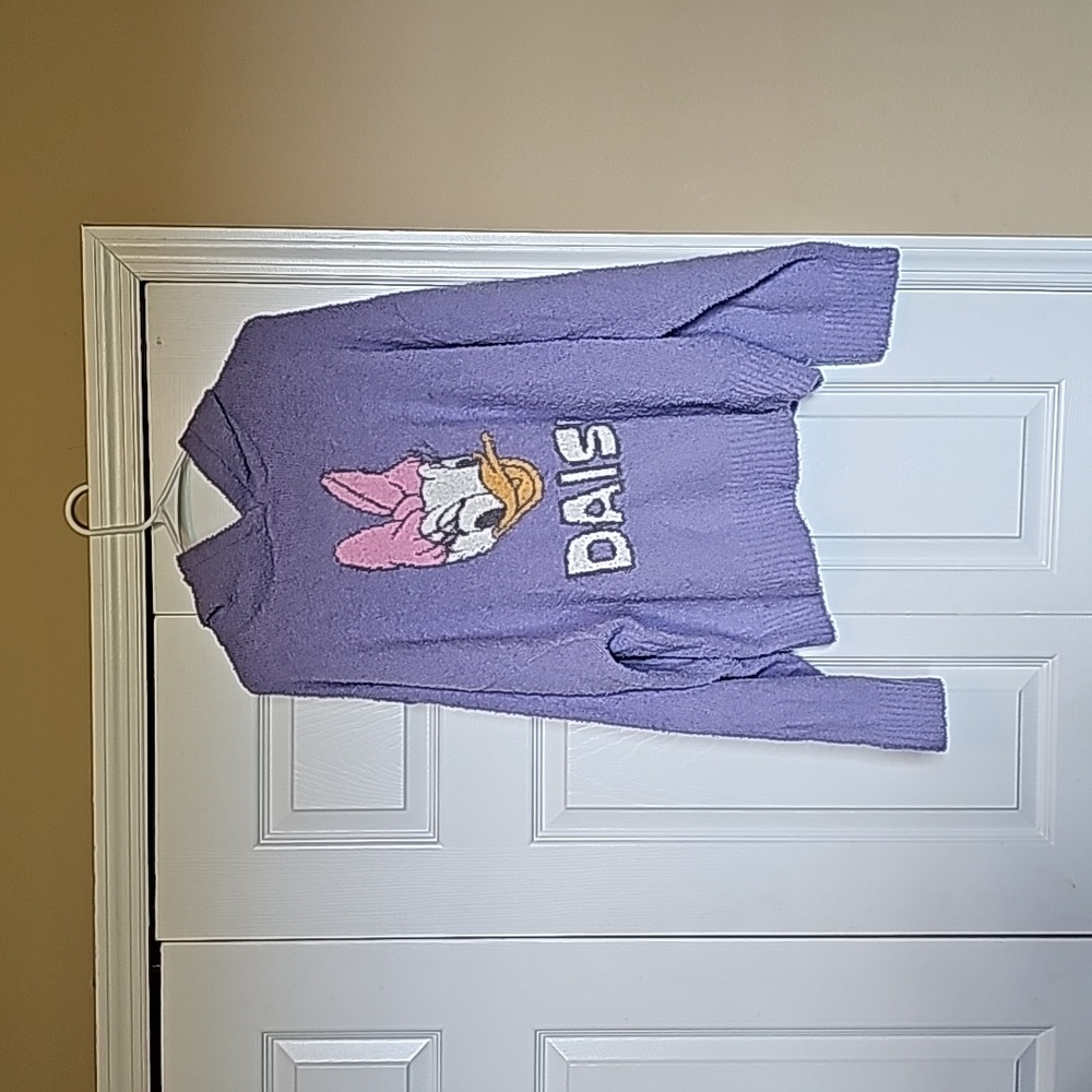 Daisy Duck Purple Sweater Hoodie